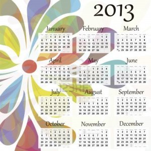 15449825-2013-calendar-beautiful-and-colorful-design-over-white-raster-version-is-in-my-portfolio